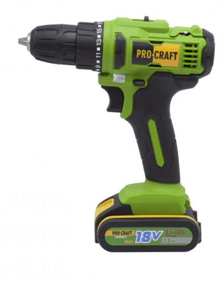 Шуруповерт Procraft PA18C COMPACT(001831)