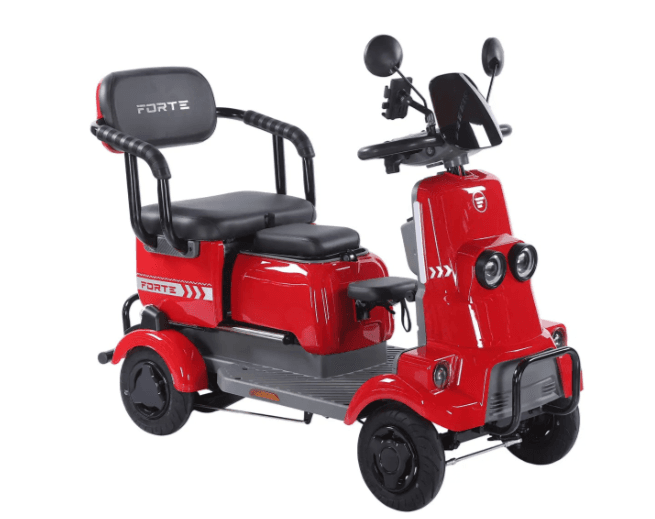 Трицикл акумуляторний FORTE SONIC-WN800B червоний(+акумулятор 60V/20AH 5шт)