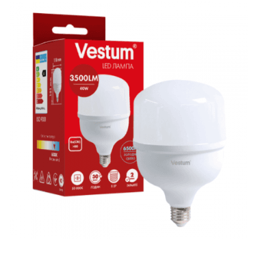Лампа LED Vestum 1-VS-1609 T120 40W 6500K 220V E27 