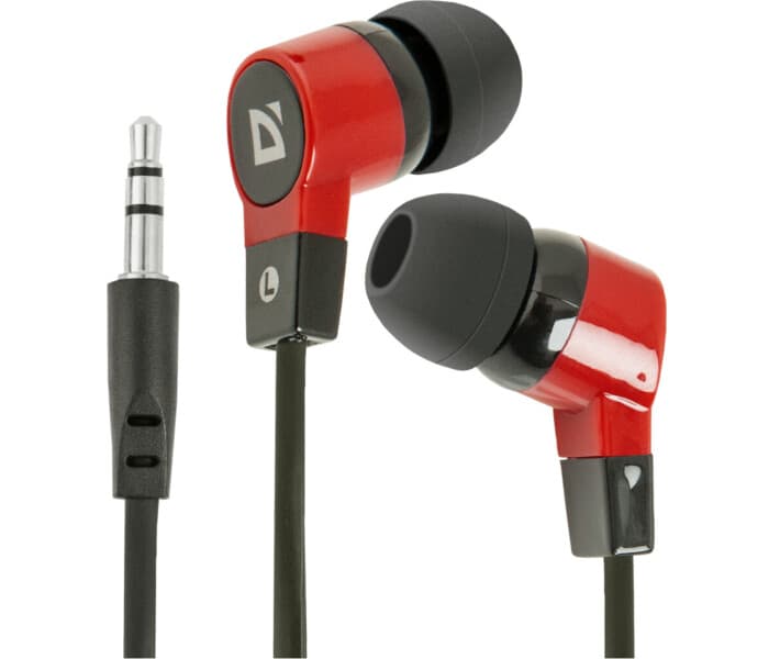 Навушники DEFENDER (63619) Basic-619 black/red