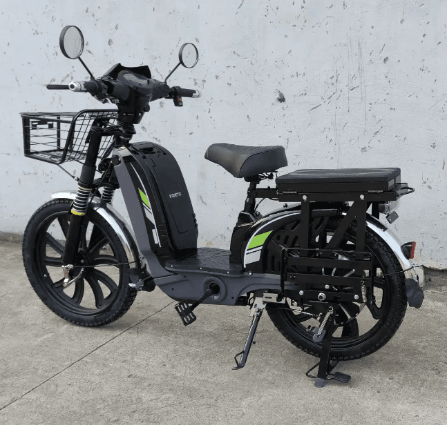 Велоскутер акумуляторний Forte EM 219-WS сірий 800 Вт (акб 12v 15A/12A 5шт)