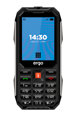 Мобільний телефон ERGO E283 Dual Sim (чорний)