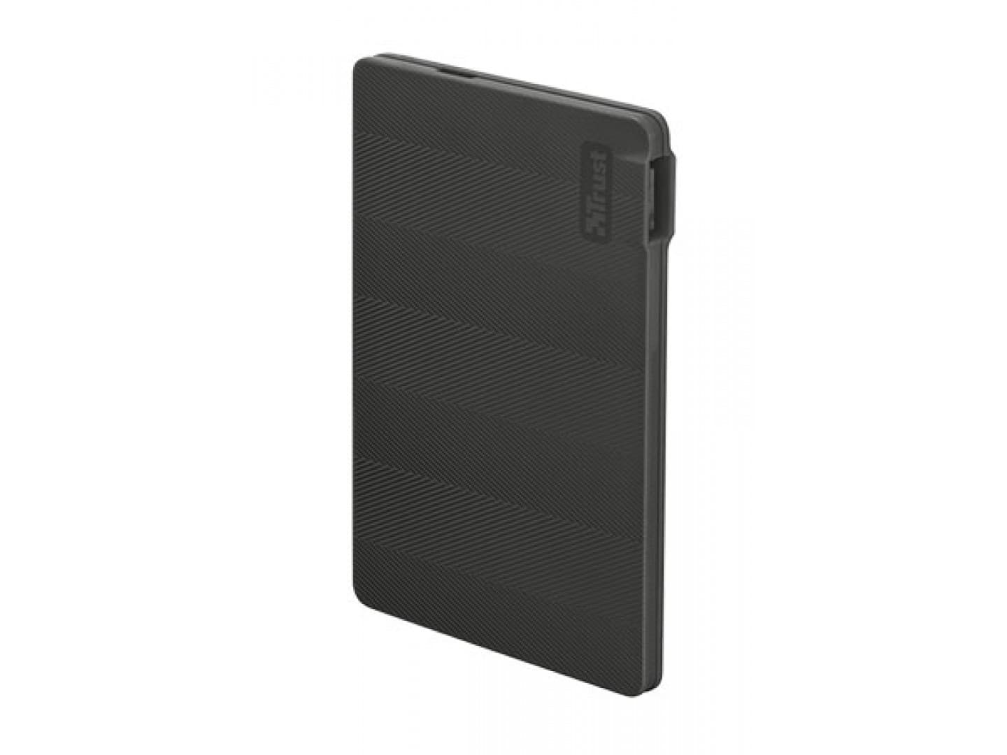 Акумулятор TRUST Power Bank 2200T Ultra-thin Charger Black pattern