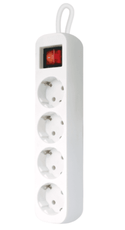 Подовжувач DEFENDER (992380)S430 3.0 m 4 роз switch white UA