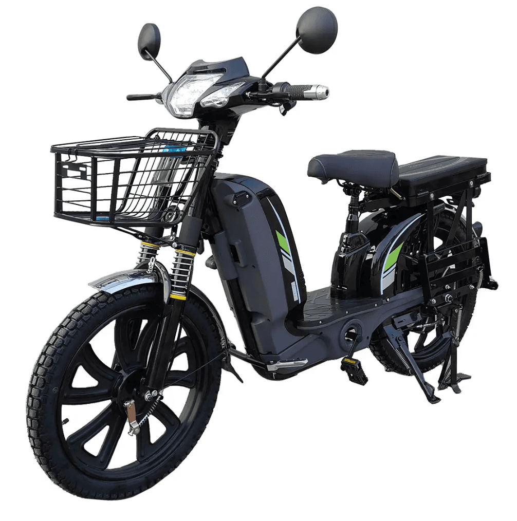Велоскутер акумуляторний Forte EM 219-WS чорний 800 Вт (акб 12v 15A/12A 5шт)